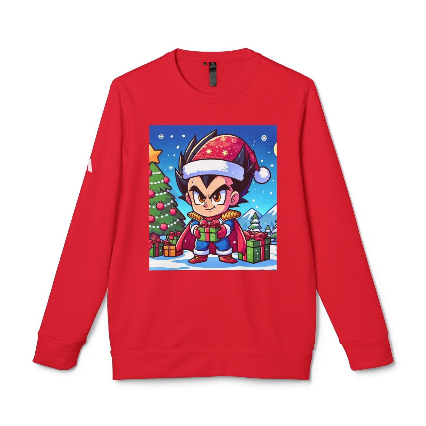 Xmas Vegeta - adidas Unisex Fleece Crewneck Sweatshirt