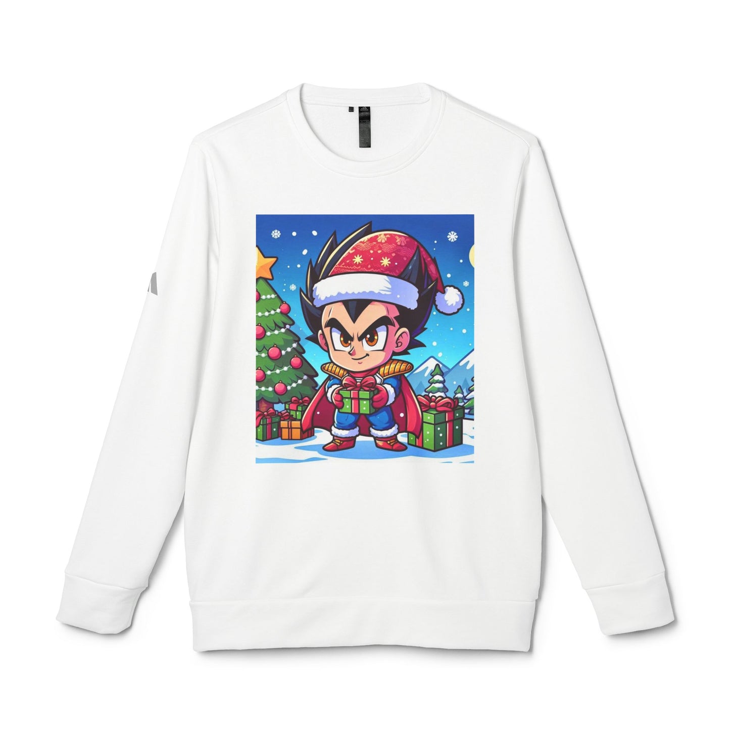 Xmas Vegeta - adidas Unisex Fleece Crewneck Sweatshirt