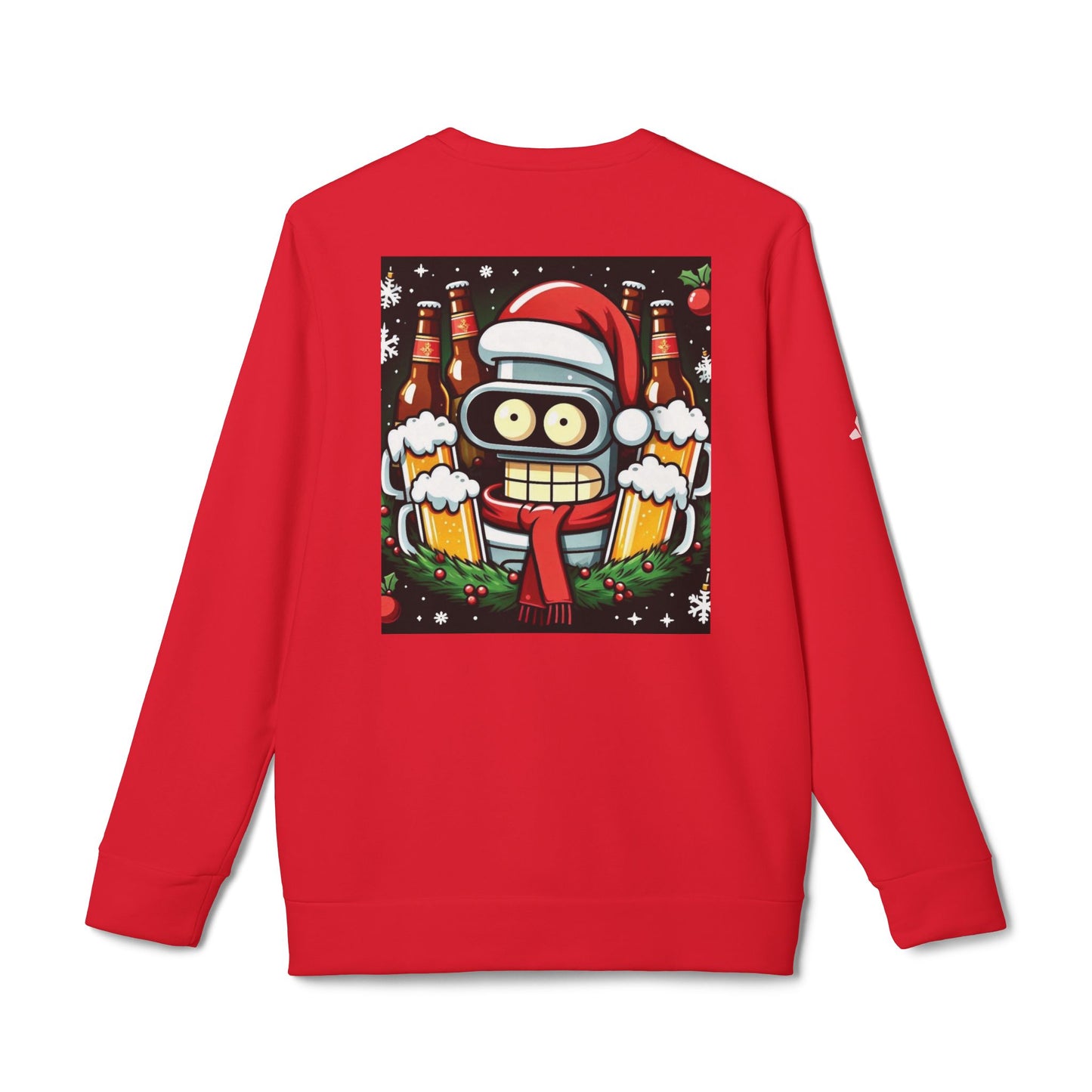 Xmas Bender 1 - Adidas Unisex Fleece Crewneck Sweatshirt