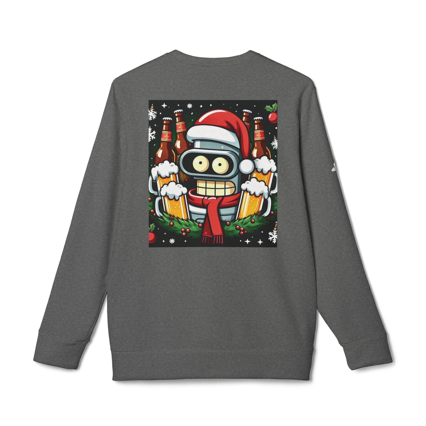 Xmas Bender 1 - Adidas Unisex Fleece Crewneck Sweatshirt