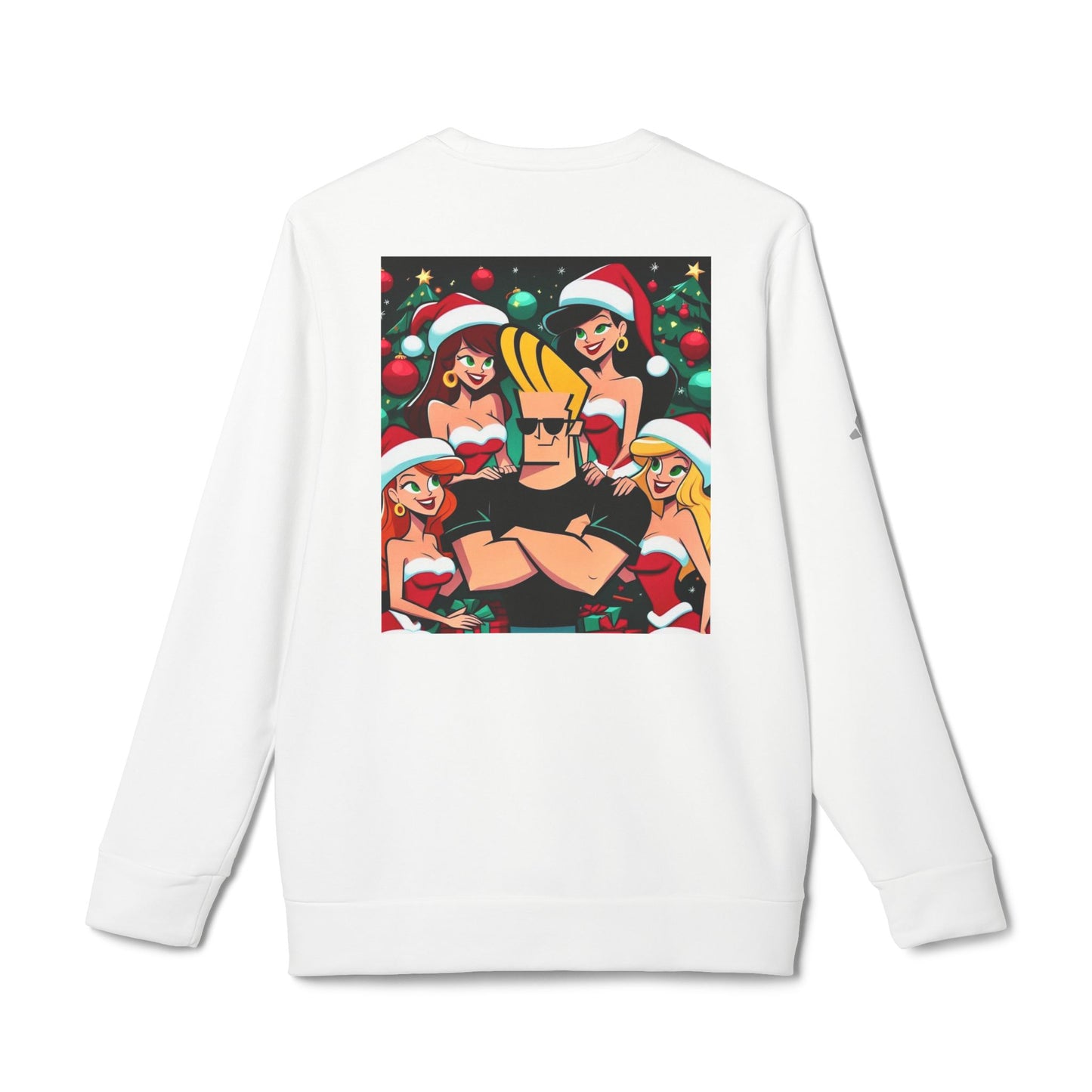 Xmas Johnny Bravo - adidas Unisex Fleece Crewneck Sweatshirt