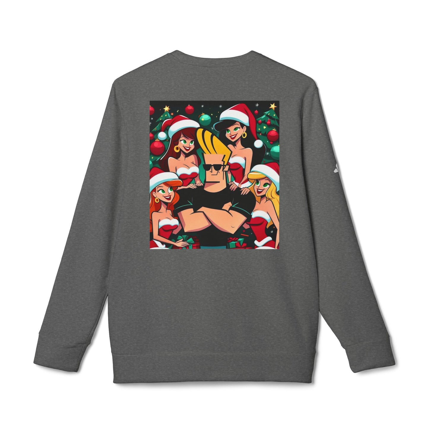 Xmas Johnny Bravo - adidas Unisex Fleece Crewneck Sweatshirt