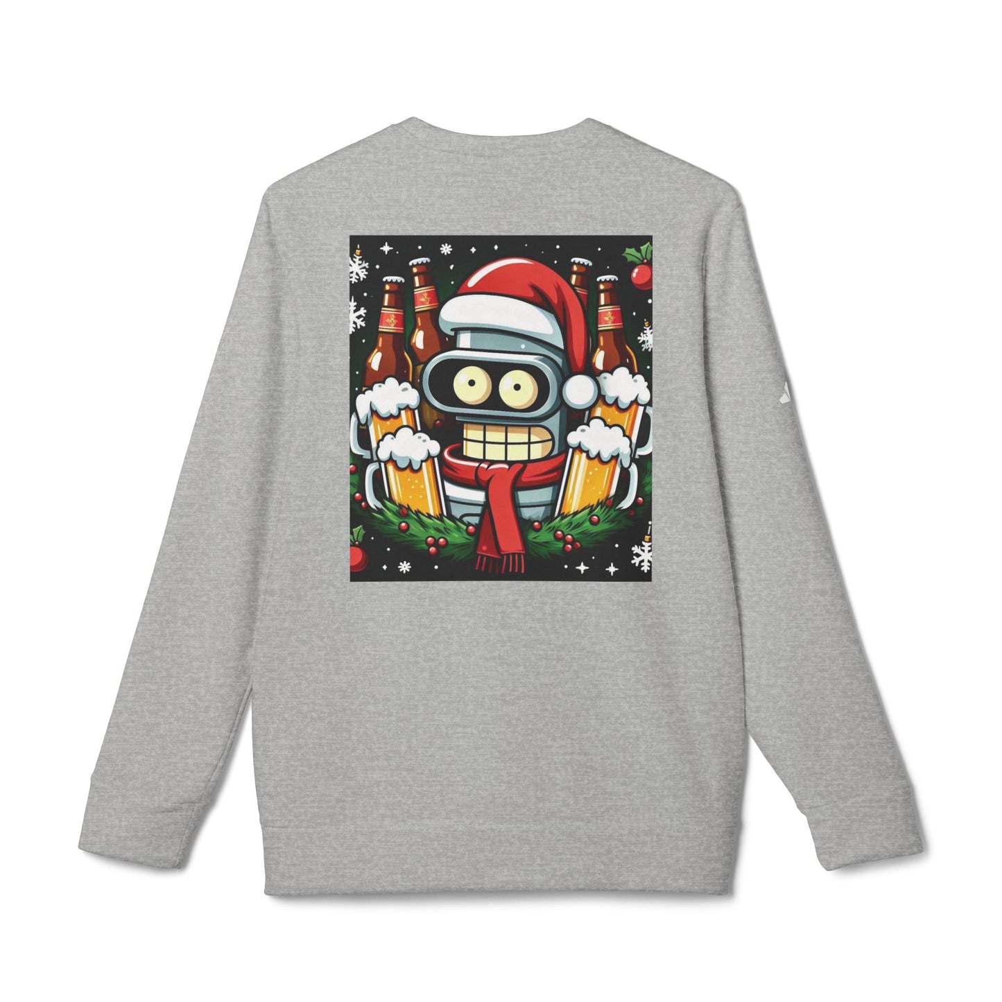 Xmas Bender 1 - Adidas Unisex Fleece Crewneck Sweatshirt