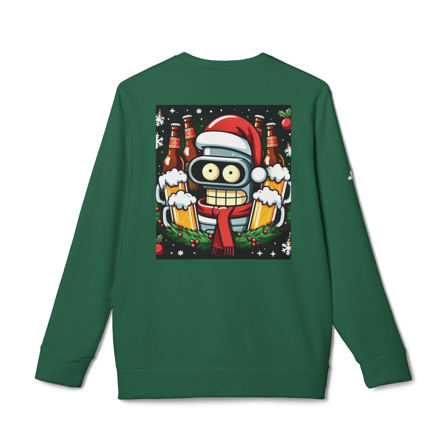 Xmas Bender 1 - Adidas Unisex Fleece Crewneck Sweatshirt