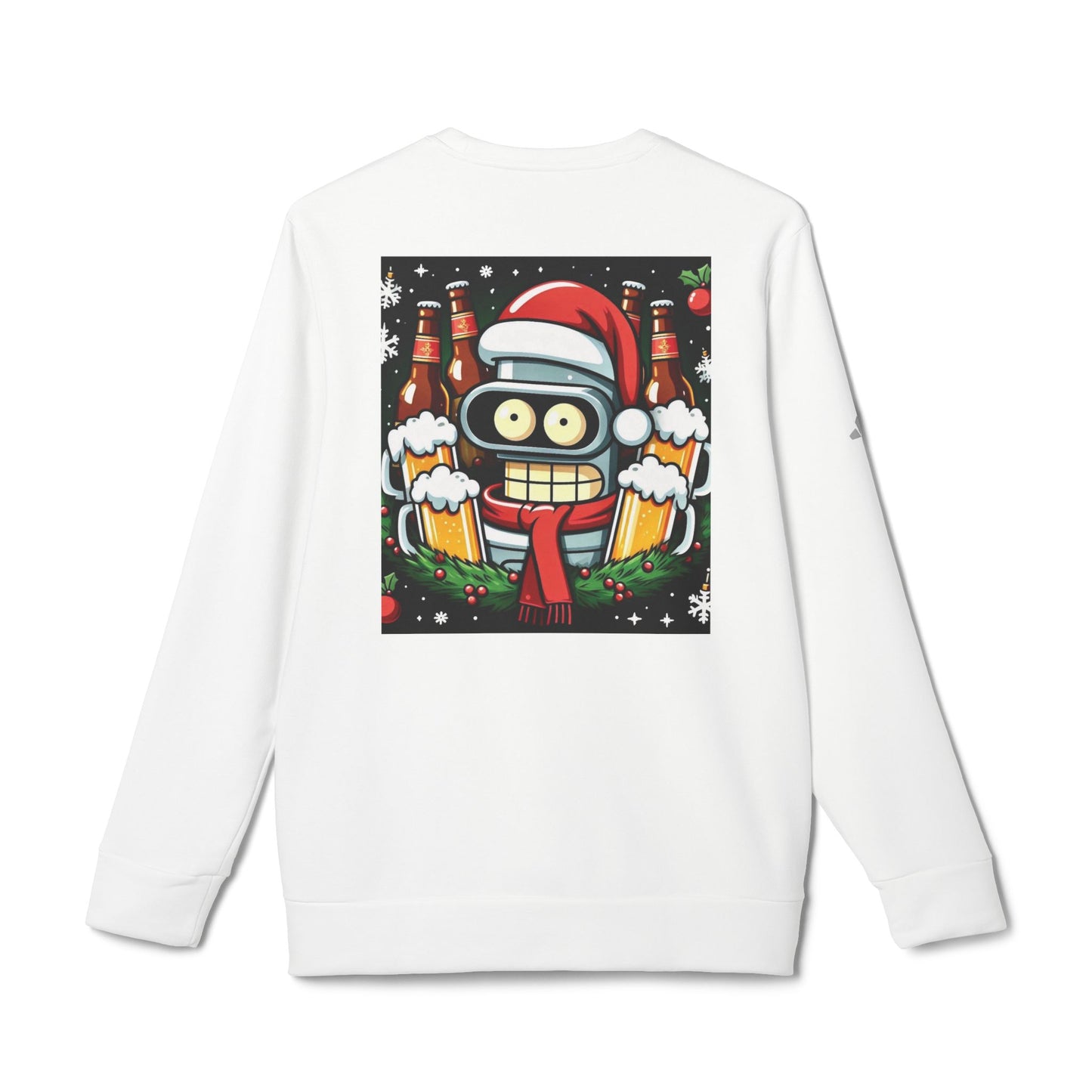 Xmas Bender 1 - Adidas Unisex Fleece Crewneck Sweatshirt