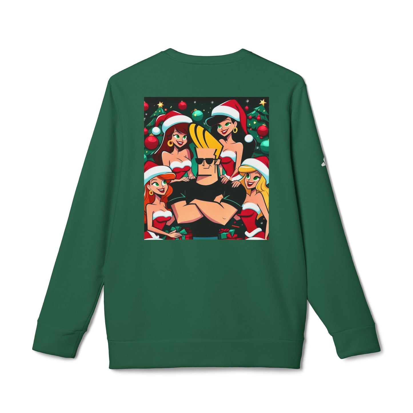 Xmas Johnny Bravo - adidas Unisex Fleece Crewneck Sweatshirt