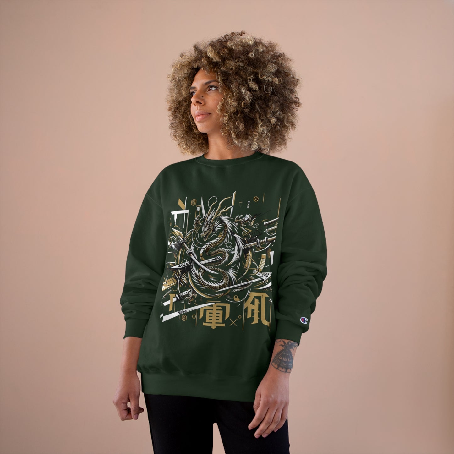 Japanese Dragon - Champion Sweatshirt