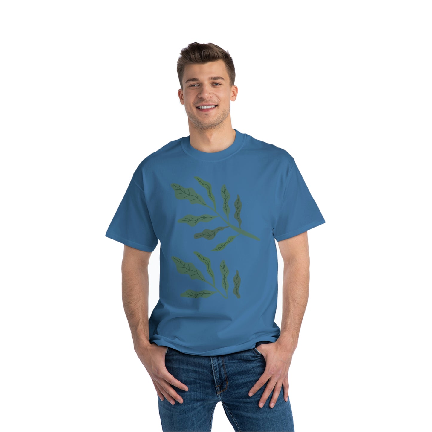 Leaf Design Beefy-T®  Short-Sleeve T-Shirt