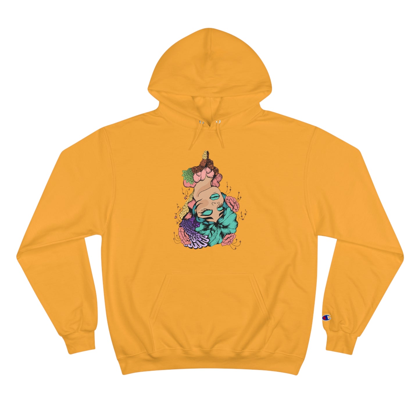 Eyes Closed (Reversed) - Champion Hoodie