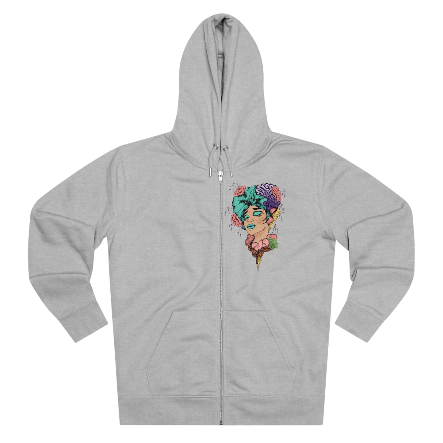 Eyes Closed - Zip Hoodie (Single Left)