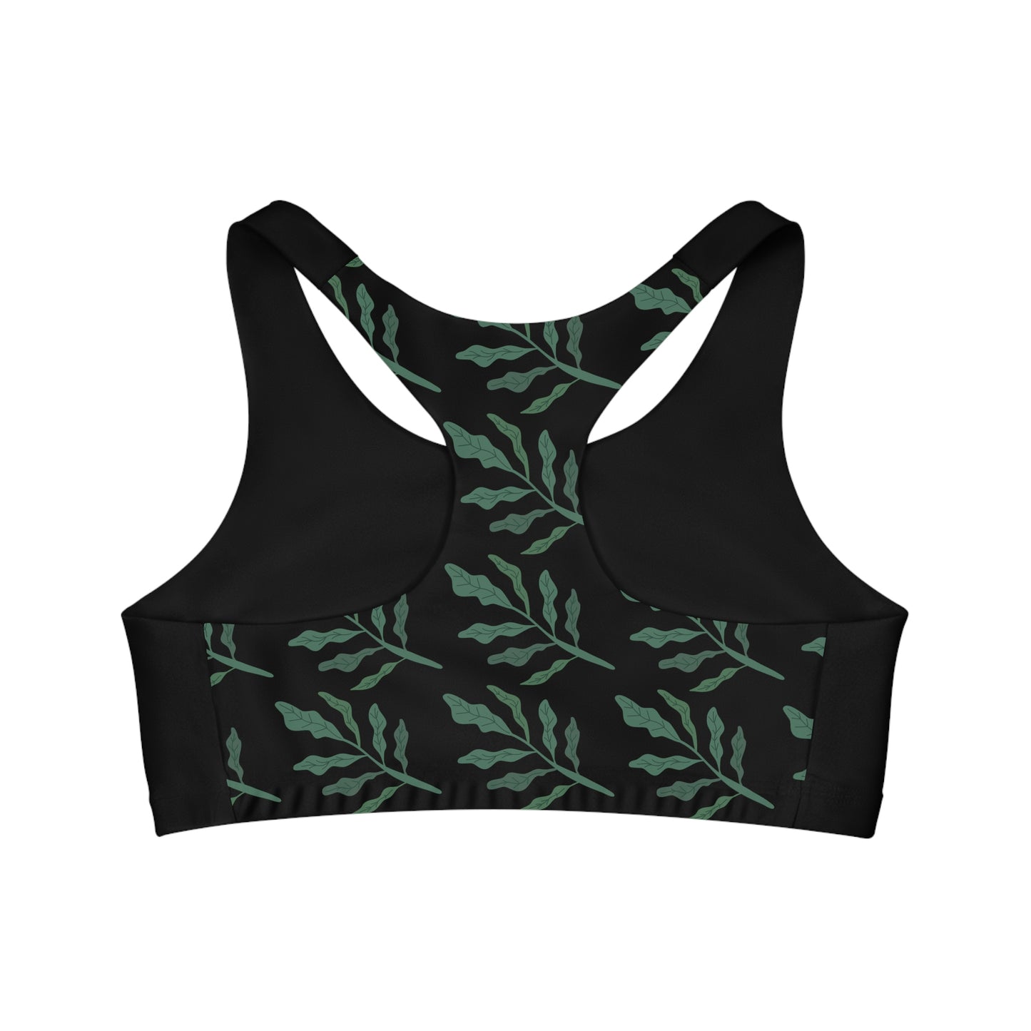 Leaf Design - Seamless Sports Bra (AOP)