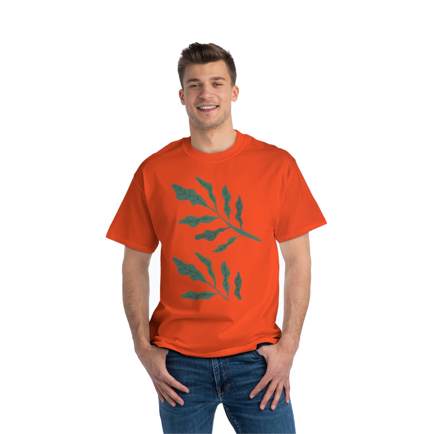 Leaf Design Beefy-T®  Short-Sleeve T-Shirt