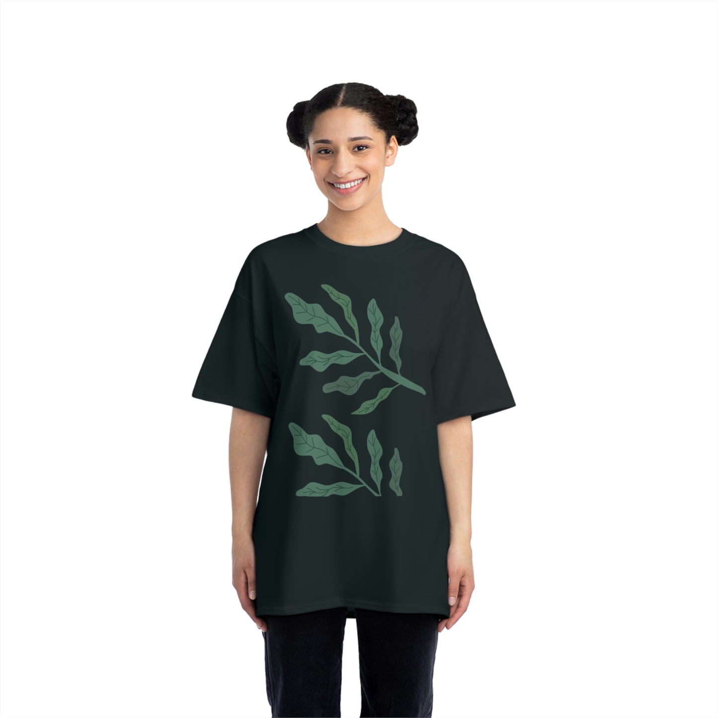 Leaf Design Beefy-T®  Short-Sleeve T-Shirt