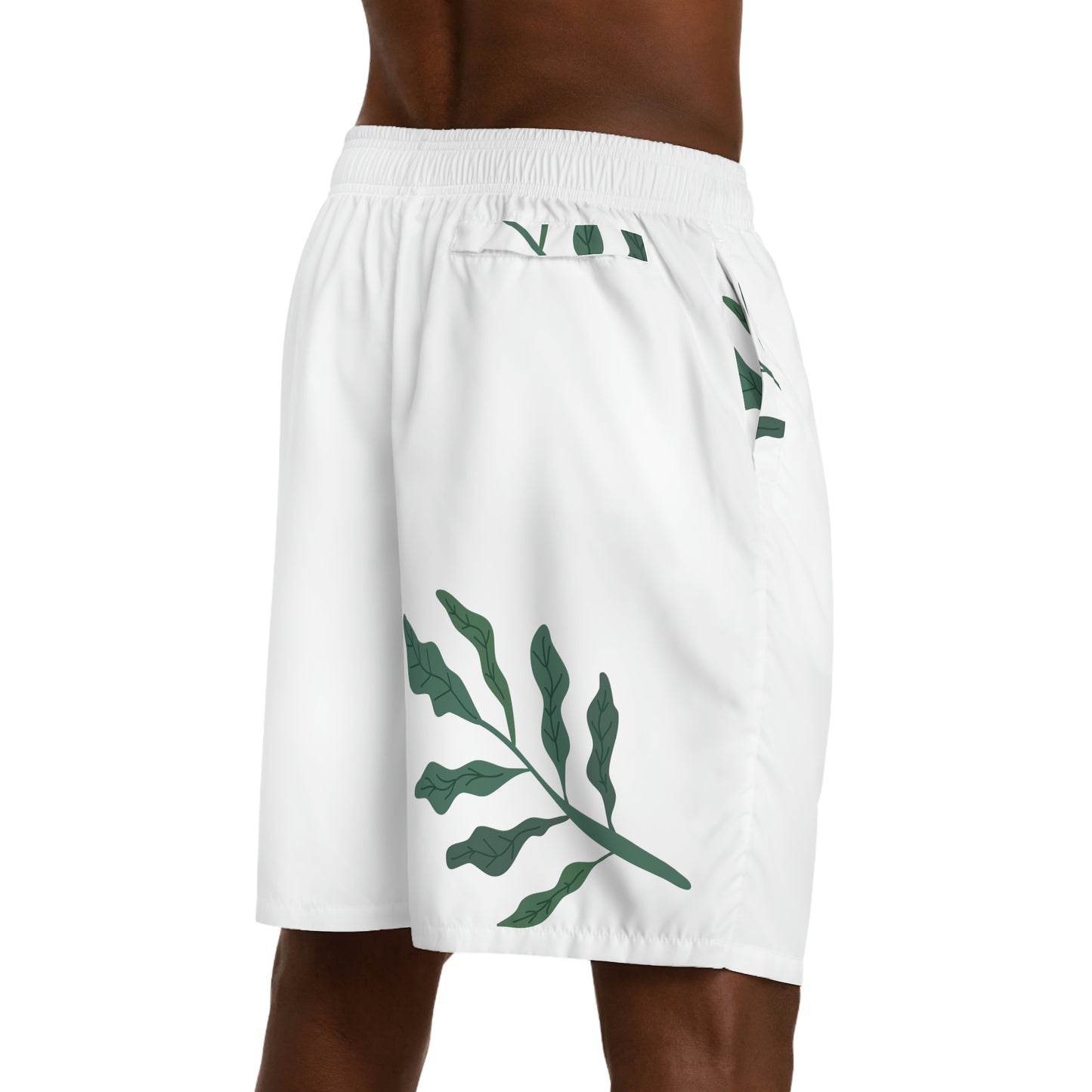 Leaf Design - Men's Jogger Shorts