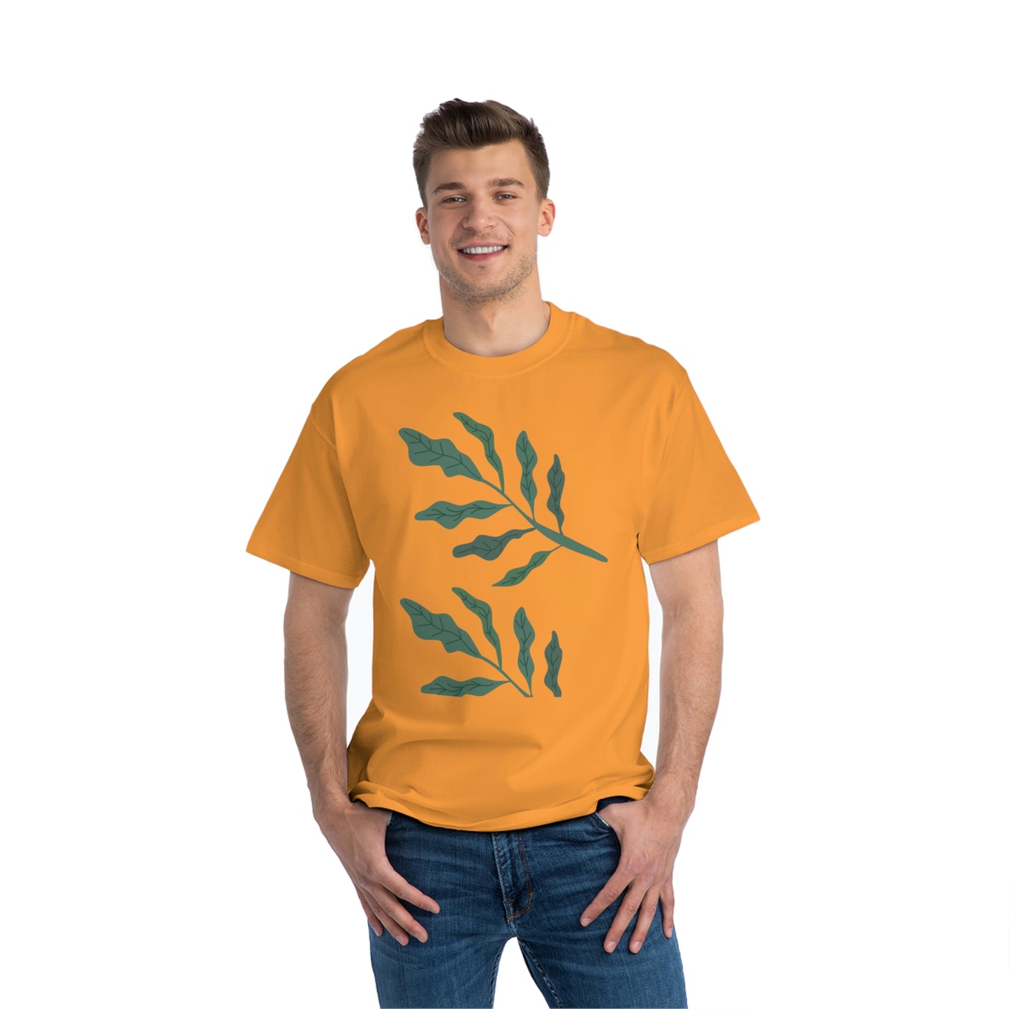 Leaf Design Beefy-T®  Short-Sleeve T-Shirt