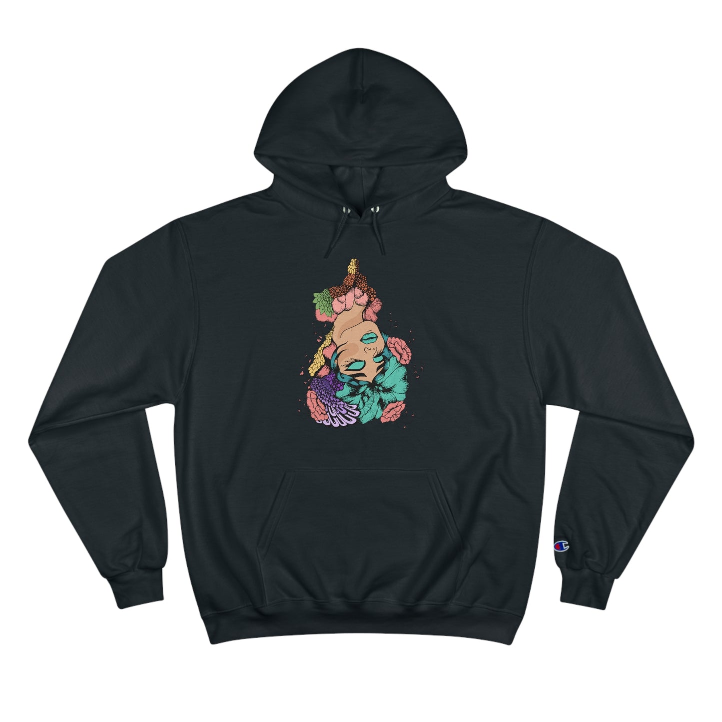 Eyes Closed (Reversed) - Champion Hoodie