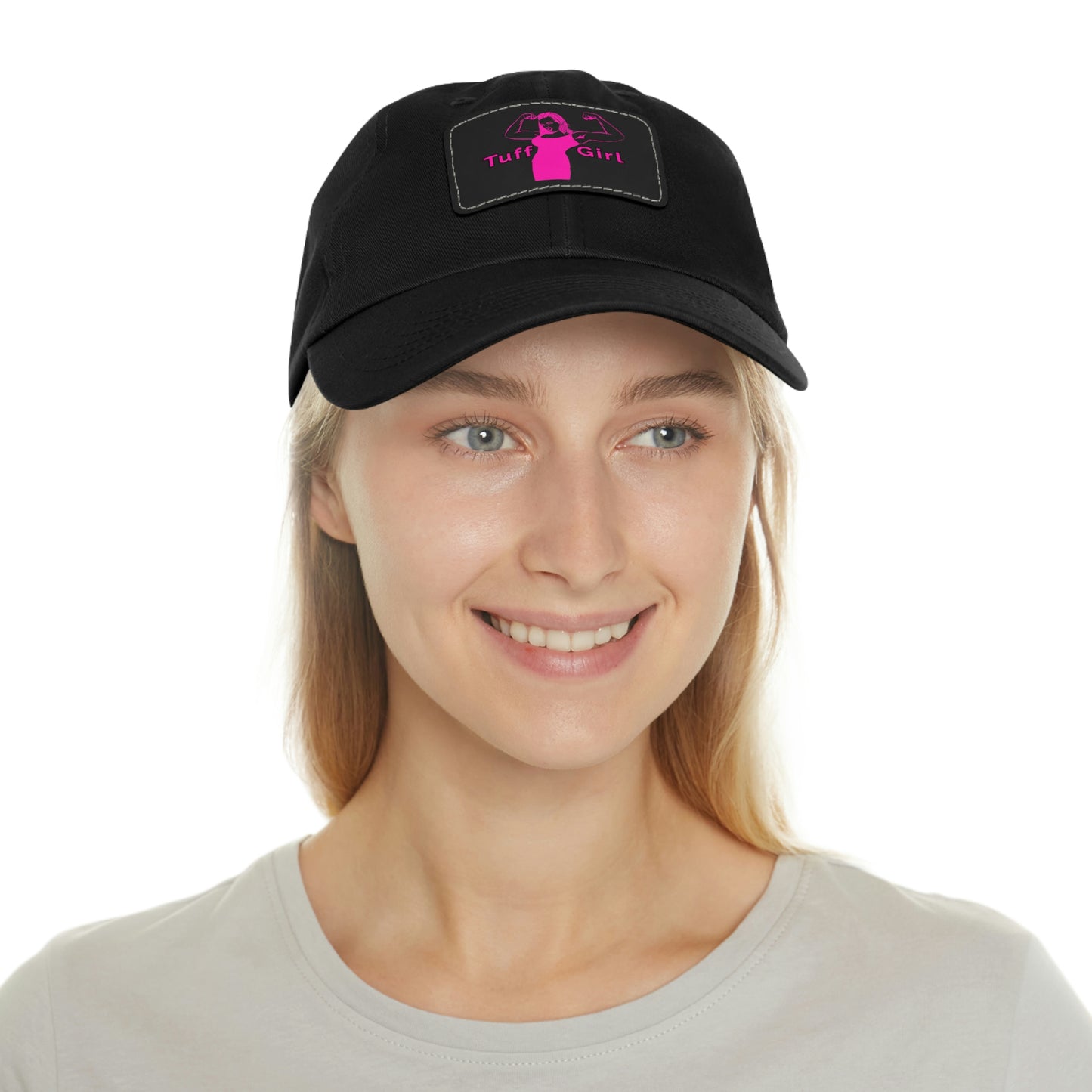 Tuff-Girl Hat with Leather Patch