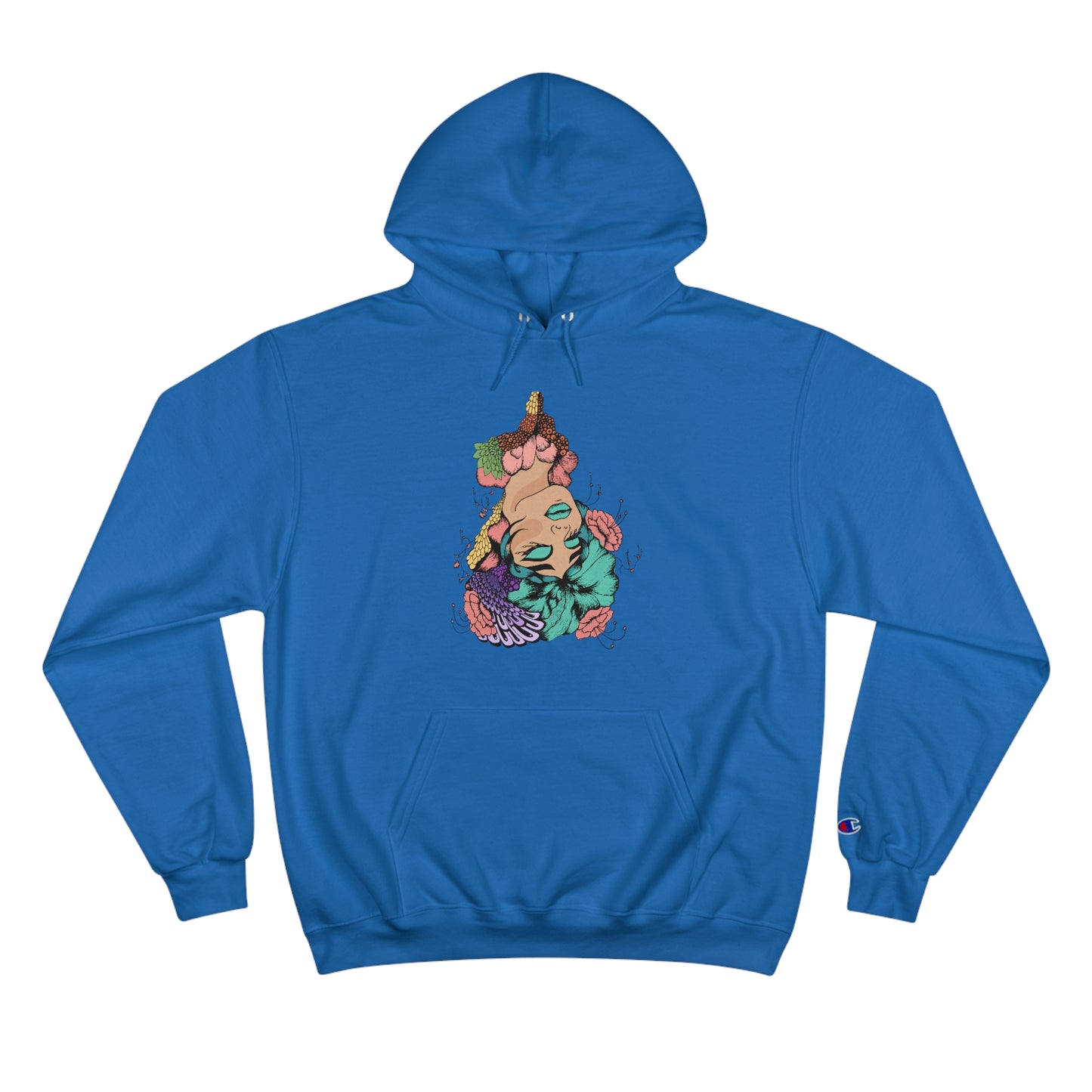 Eyes Closed (Reversed) - Champion Hoodie