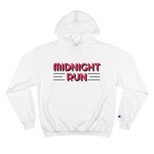 Midnight Runner - Champion Hoodie (front and back)