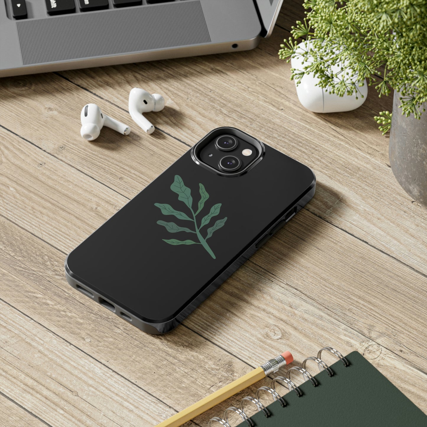 Leaf Design- Tough Phone Case