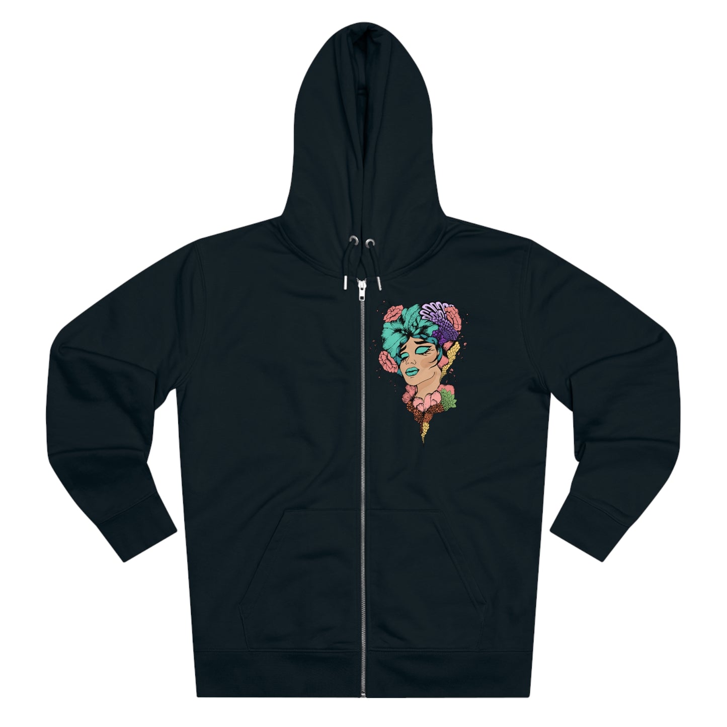 Eyes Closed - Zip Hoodie (Single Left)