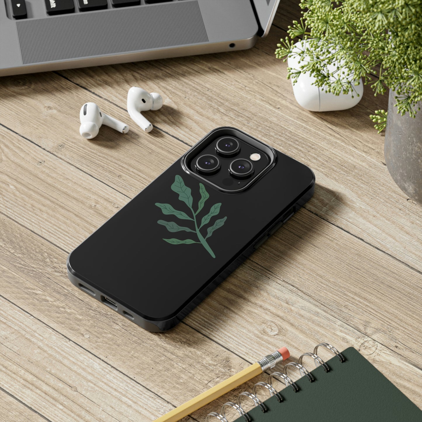 Leaf Design- Tough Phone Case