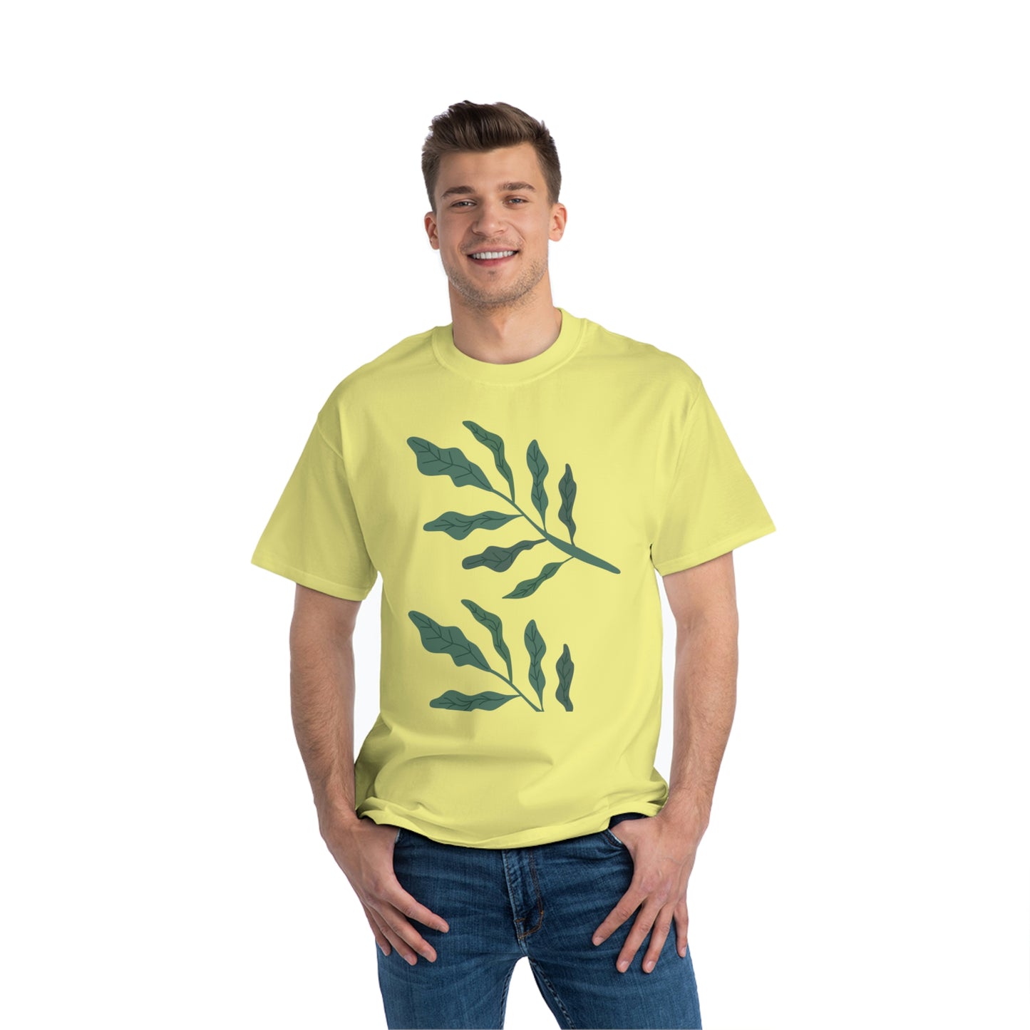 Leaf Design Beefy-T®  Short-Sleeve T-Shirt