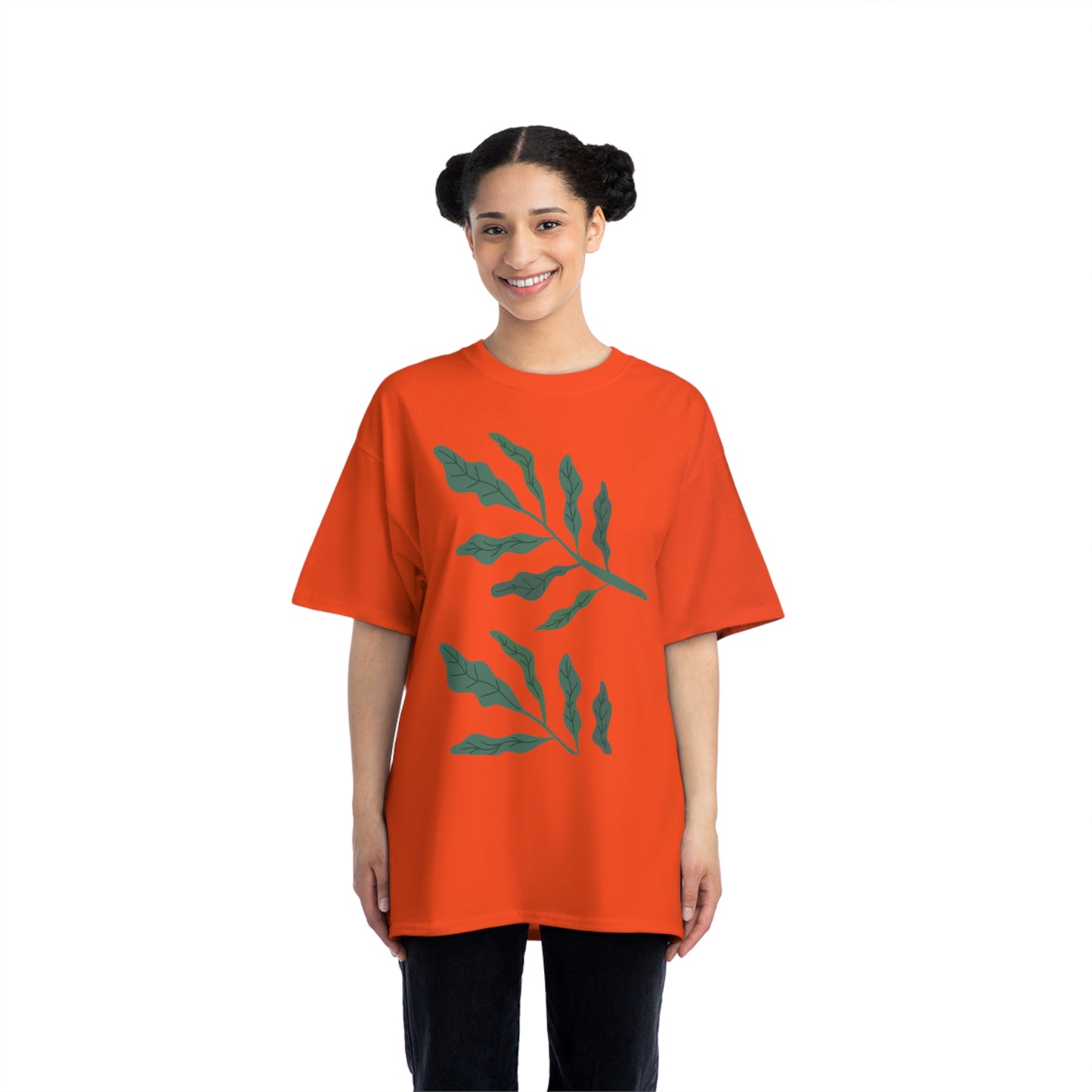 Leaf Design Beefy-T®  Short-Sleeve T-Shirt