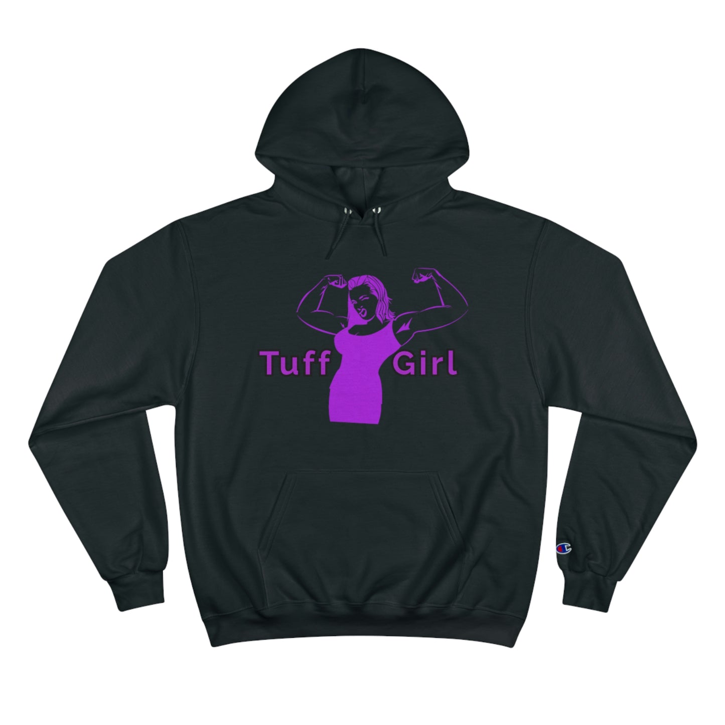 Tuff-Girl - Champion Hoodie (Purple Girl)