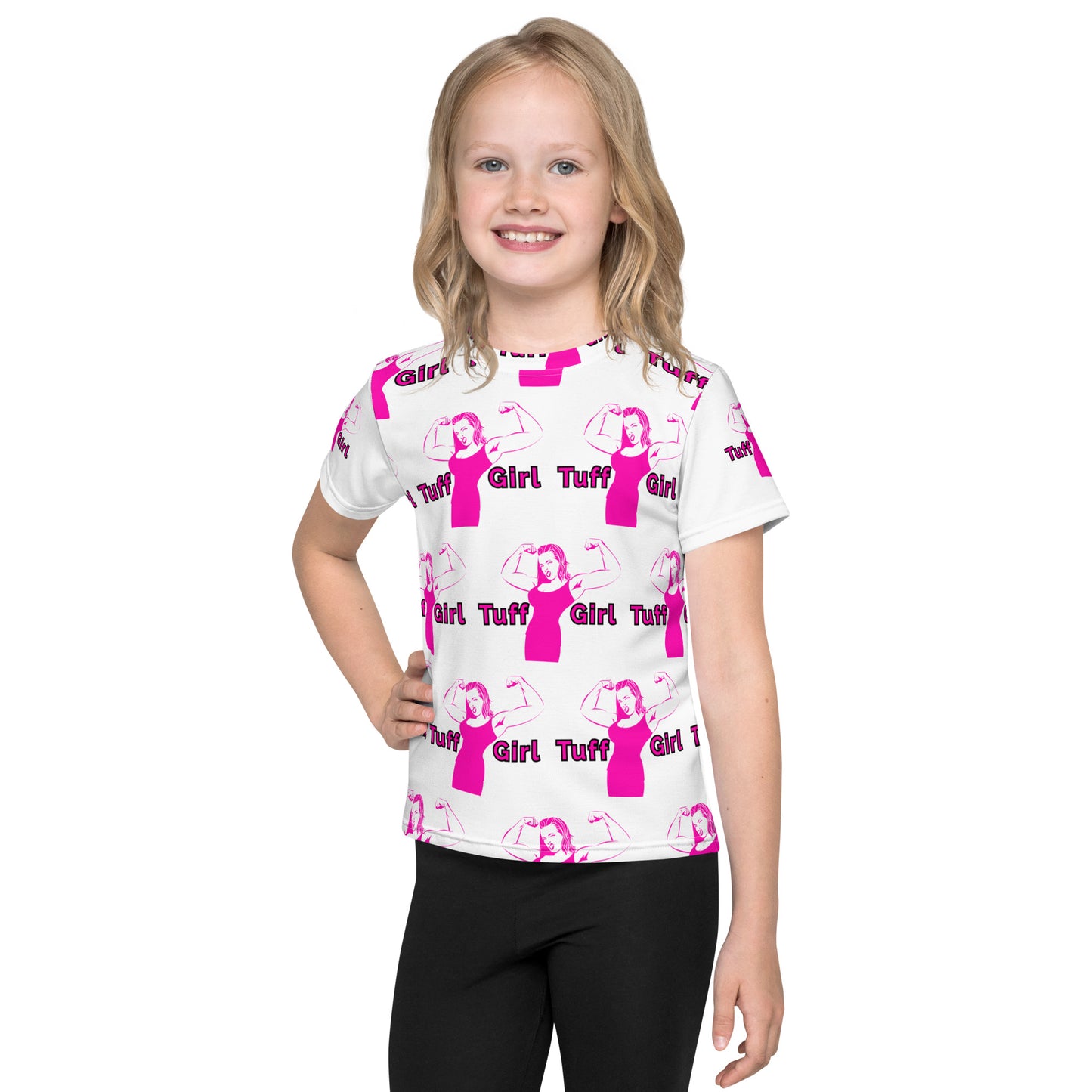 Tuff-Girl Kids crew neck t-shirt