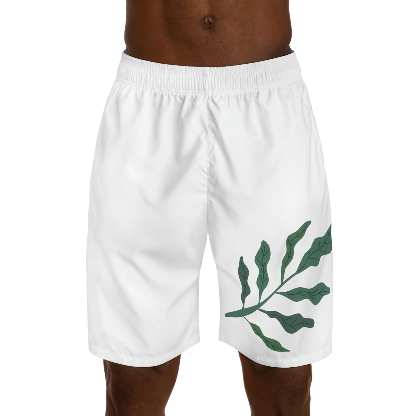 Leaf Design - Men's Jogger Shorts