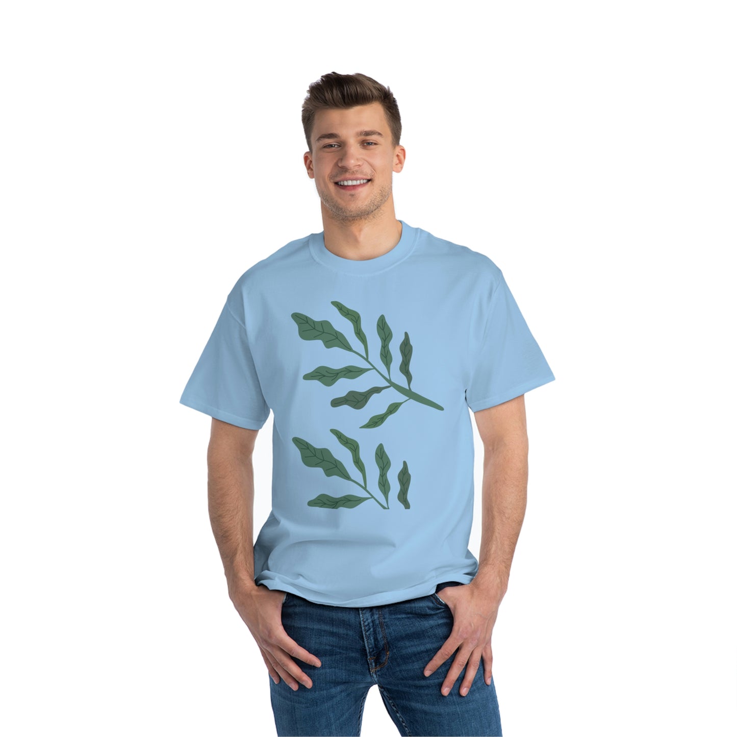 Leaf Design Beefy-T®  Short-Sleeve T-Shirt