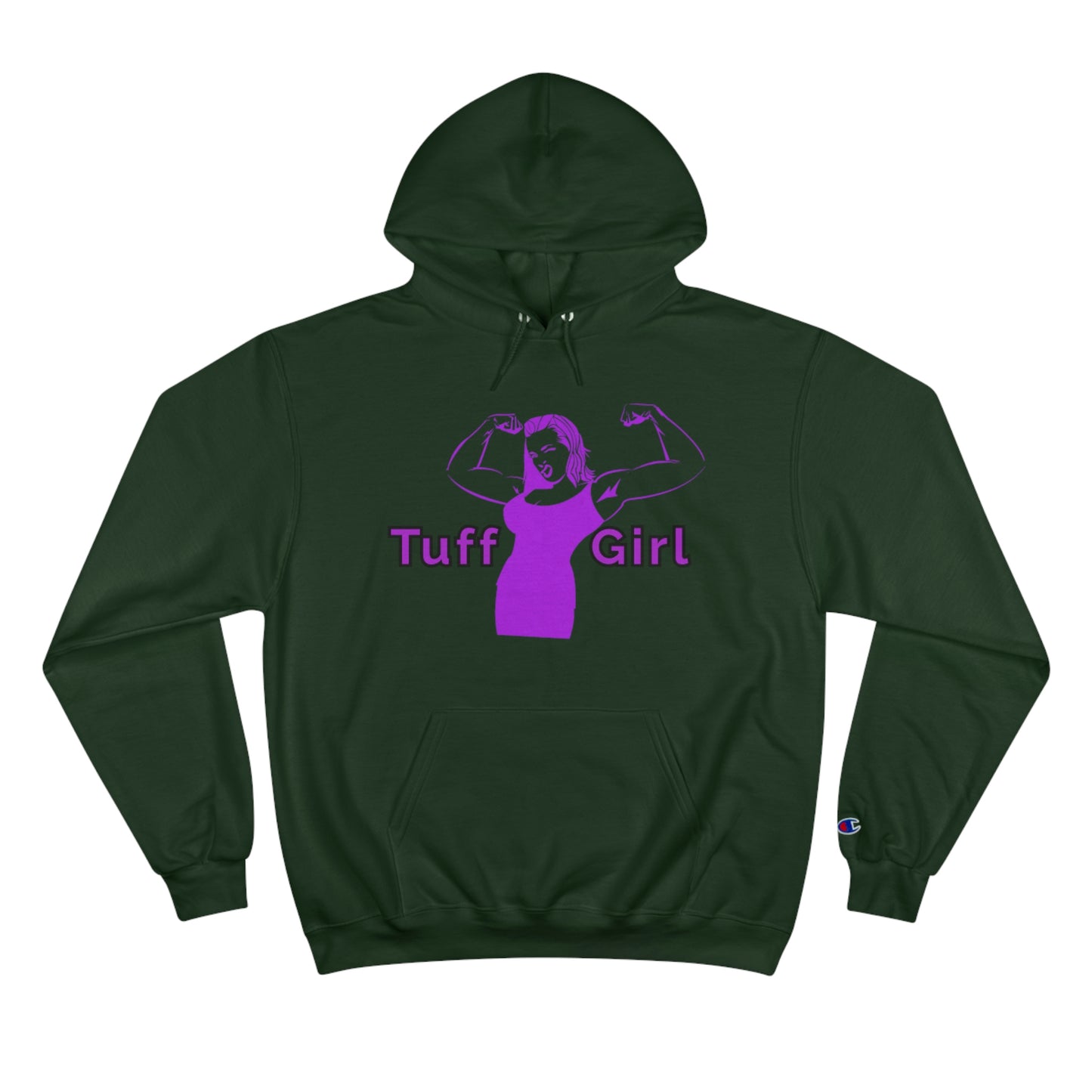 Tuff-Girl - Champion Hoodie (Purple Girl)