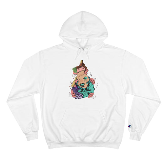 Eyes Closed (Reversed) - Champion Hoodie