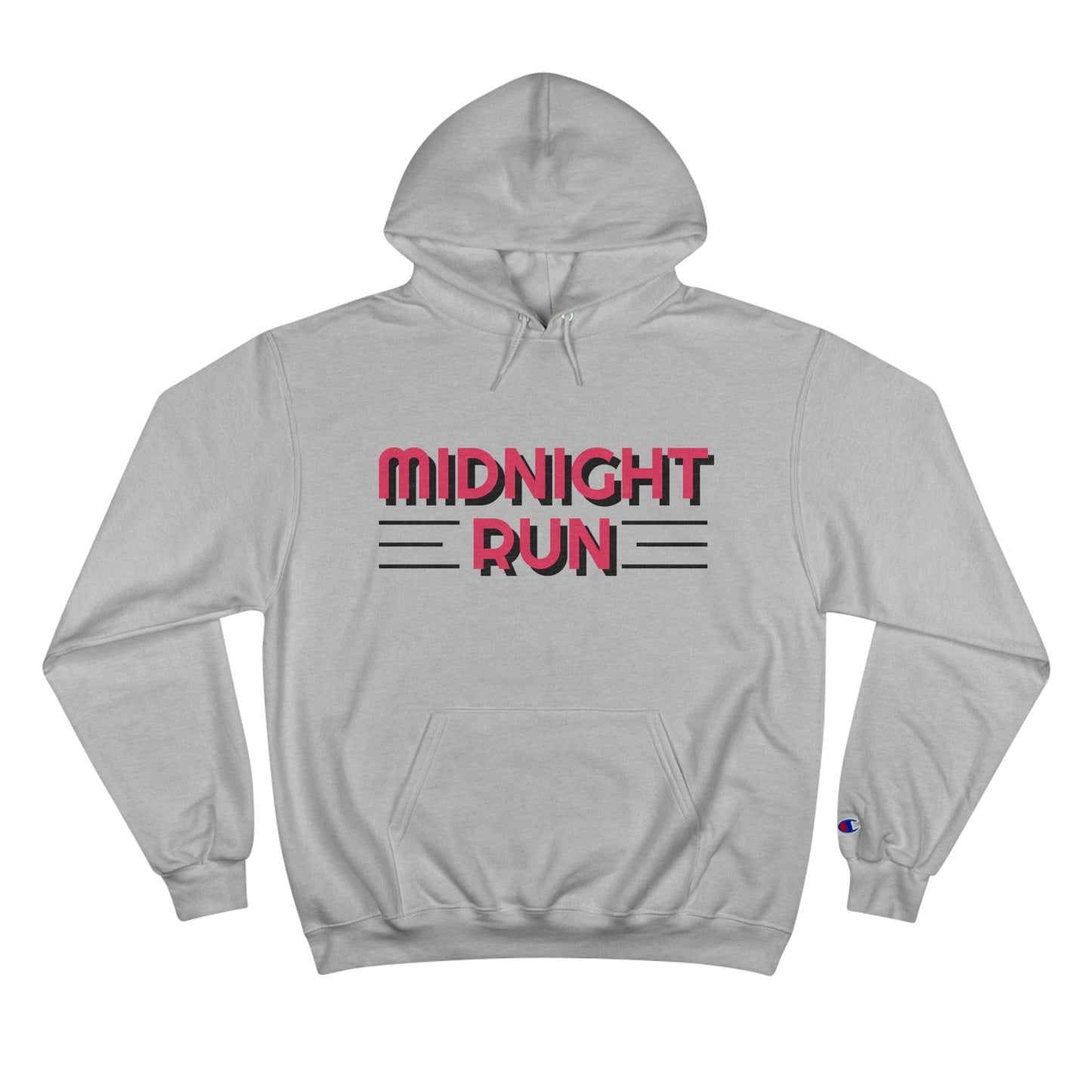 Midnight Runner - Champion Hoodie (front and back)