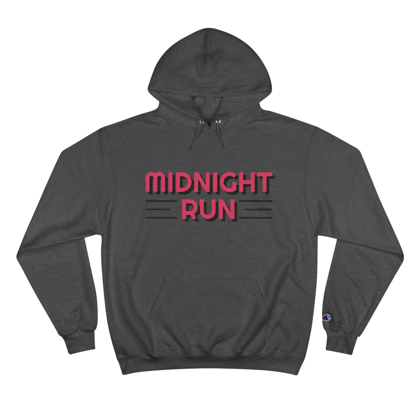 Midnight Runner - Champion Hoodie (front and back)