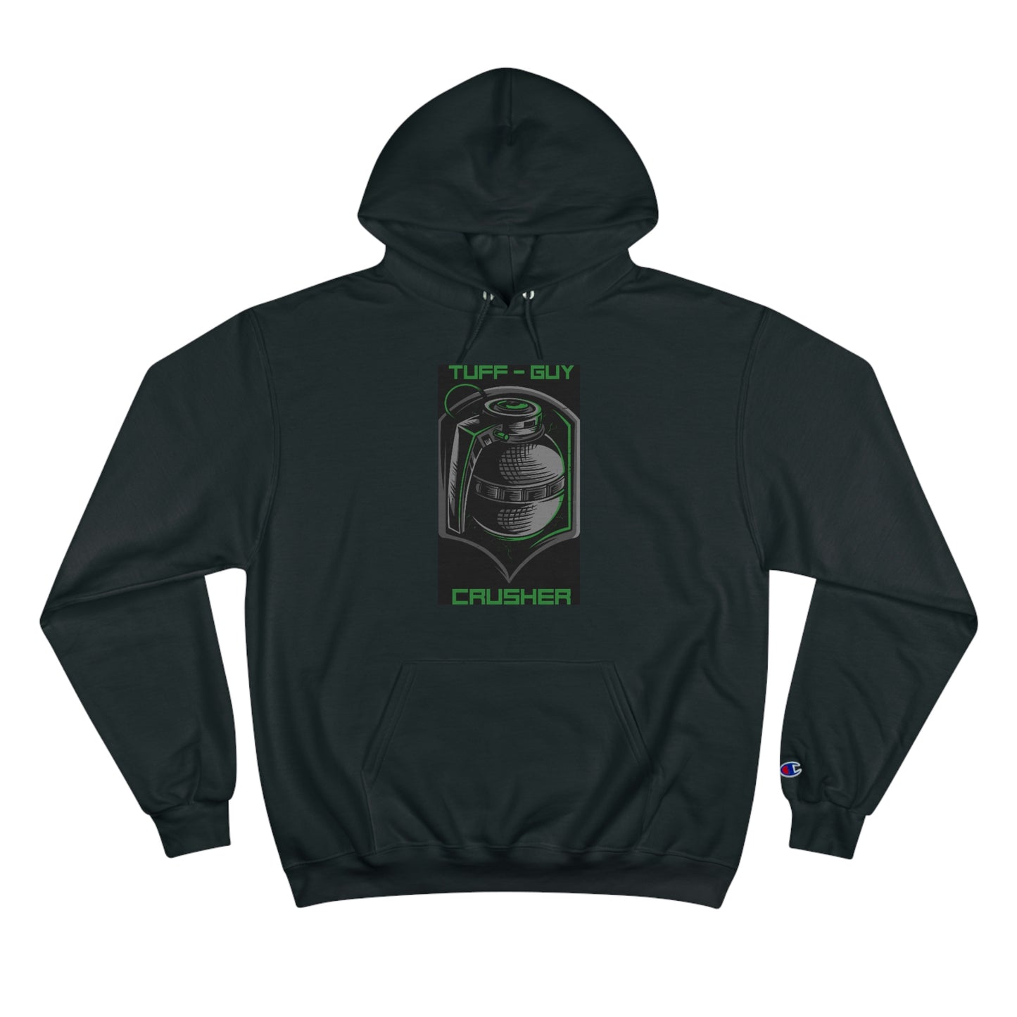 Tuff-Guy *Crusher* Champion Hoodie (Black Double Sided)