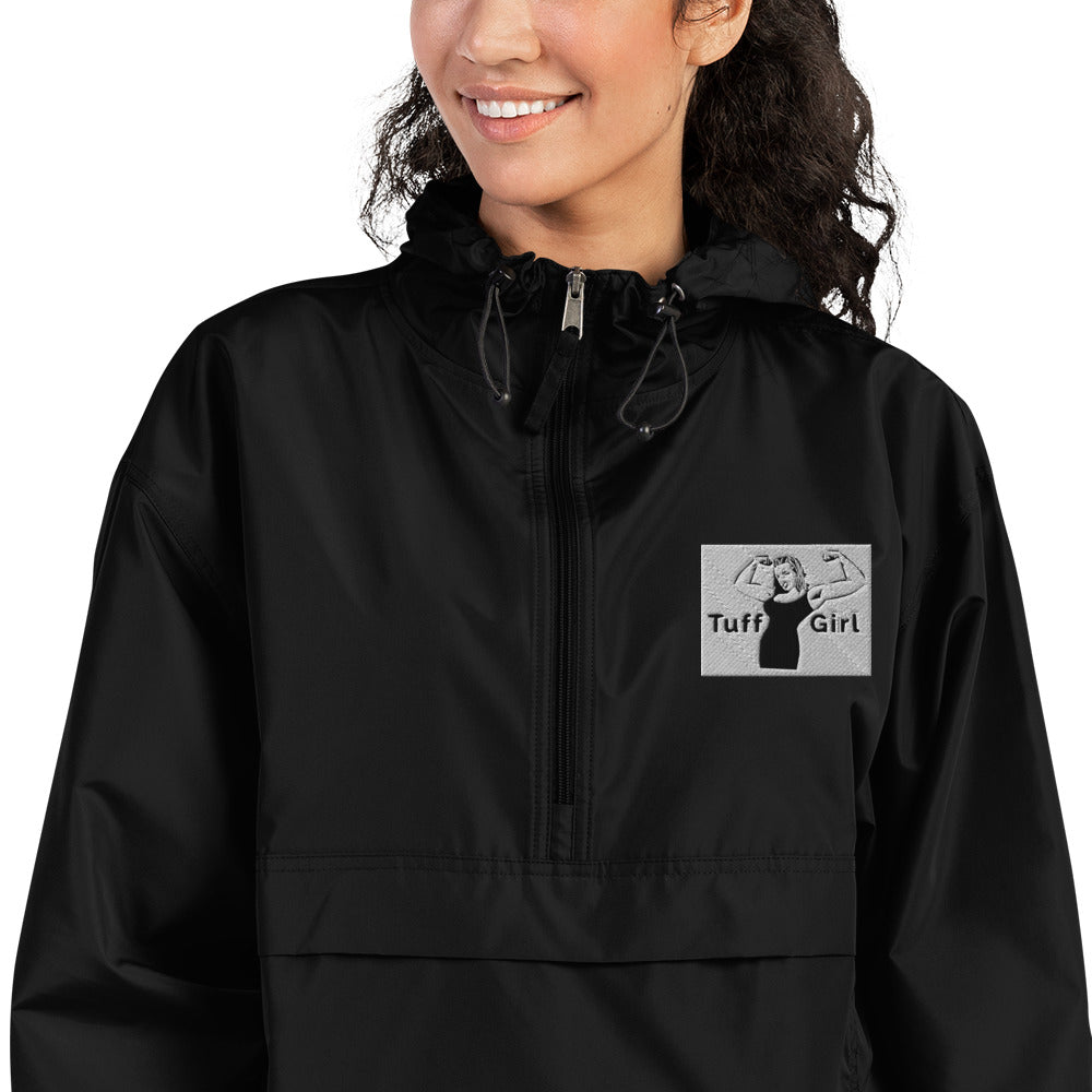 Tuff-Girl Embroidered Champion Packable Jacket