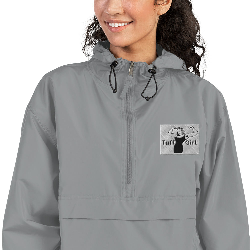 Tuff-Girl Embroidered Champion Packable Jacket