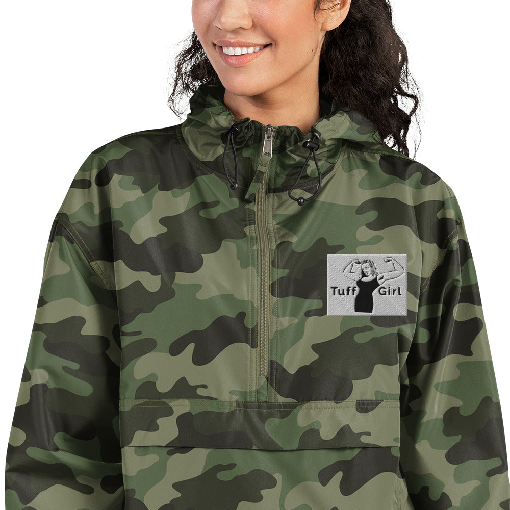 Tuff-Girl Embroidered Champion Packable Jacket