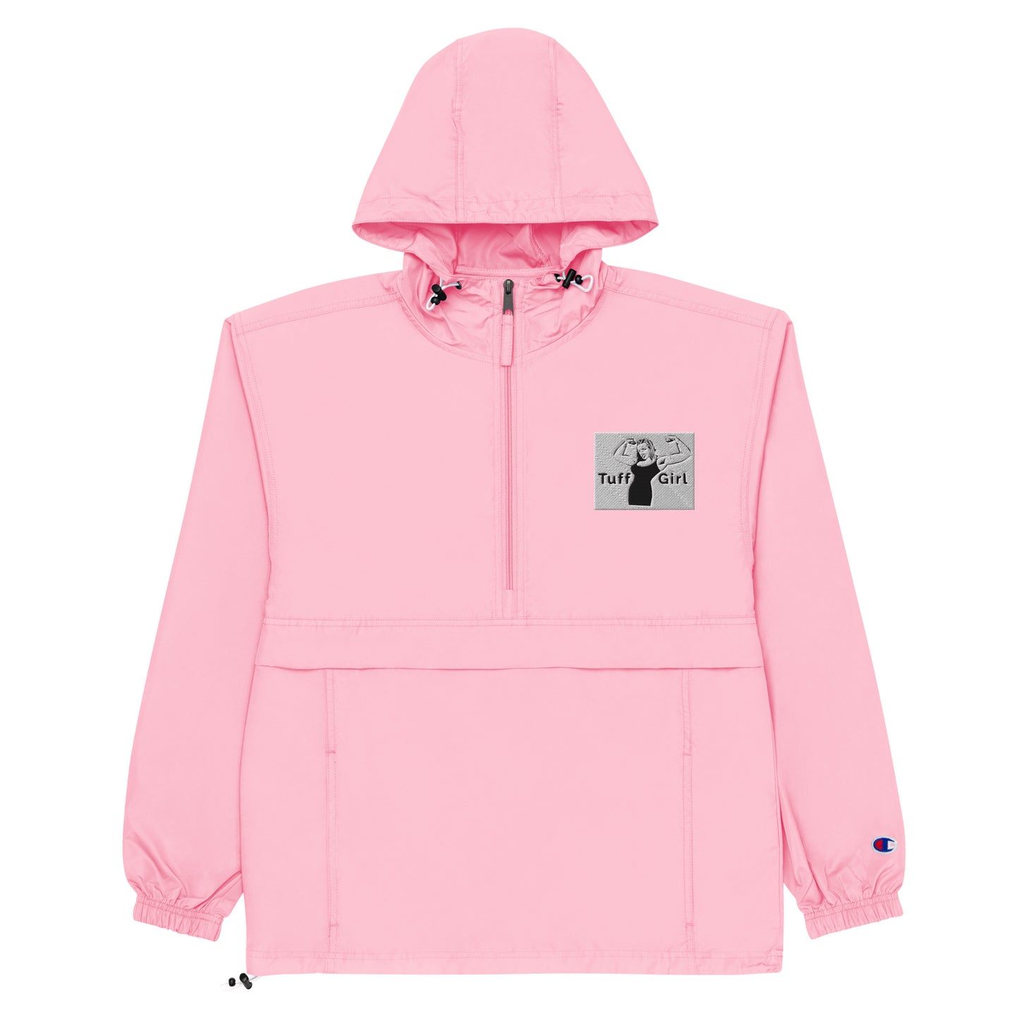 Tuff-Girl Embroidered Champion Packable Jacket