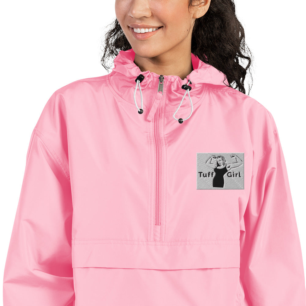 Tuff-Girl Embroidered Champion Packable Jacket