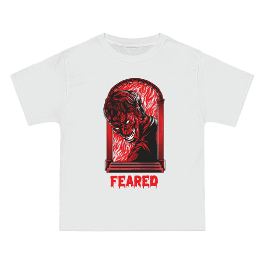 Feared White N RED - Beefy-T®  Short-Sleeve T-Shirt