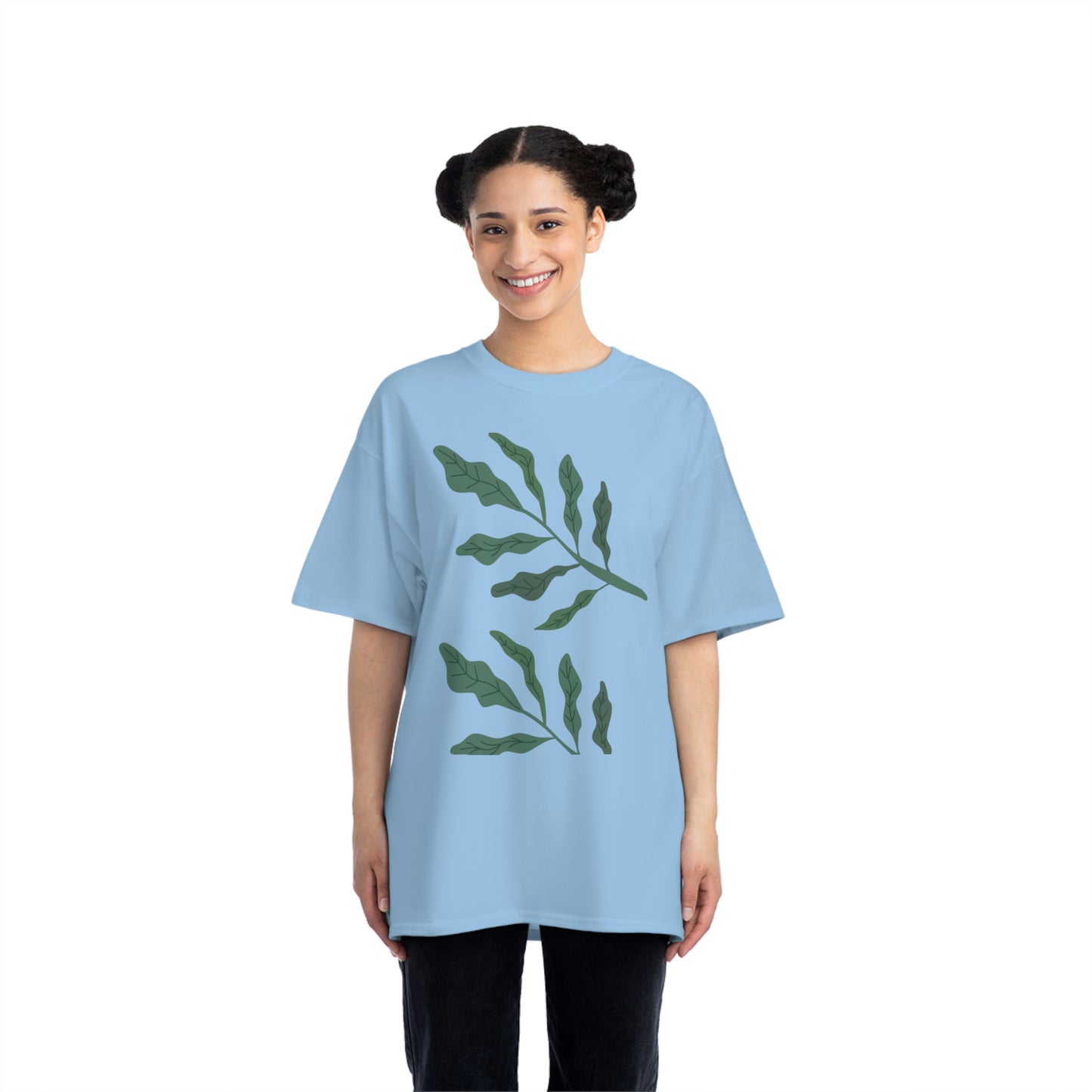 Leaf Design Beefy-T®  Short-Sleeve T-Shirt