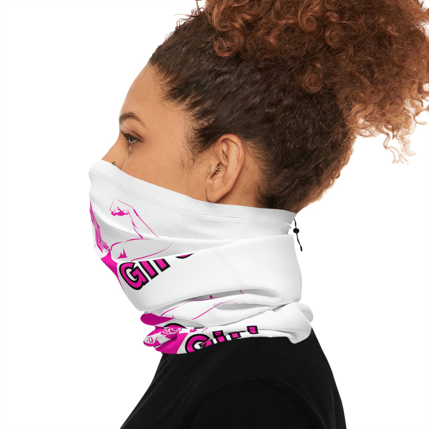 Tuff-Girl Neck Gaiter With Drawstring