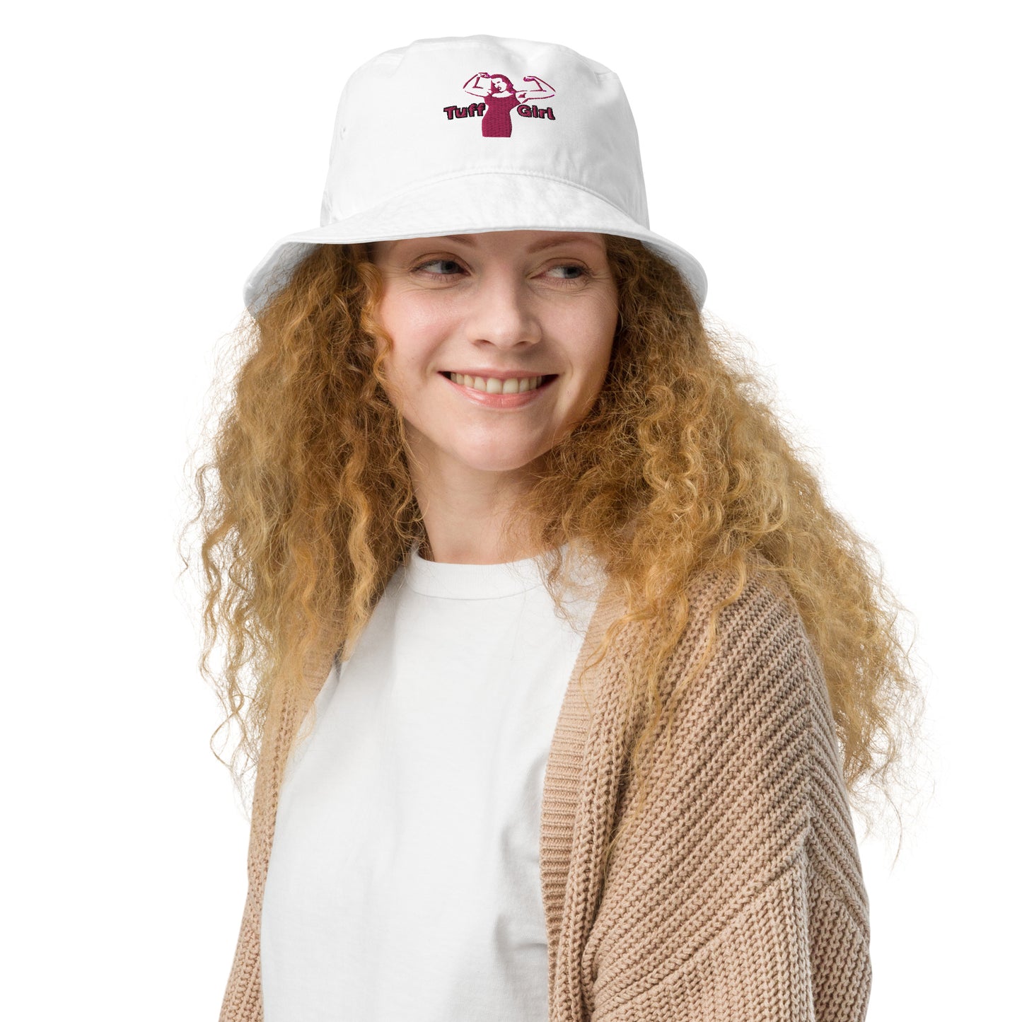 Tuff-Girl Organic bucket hat (embroidered)