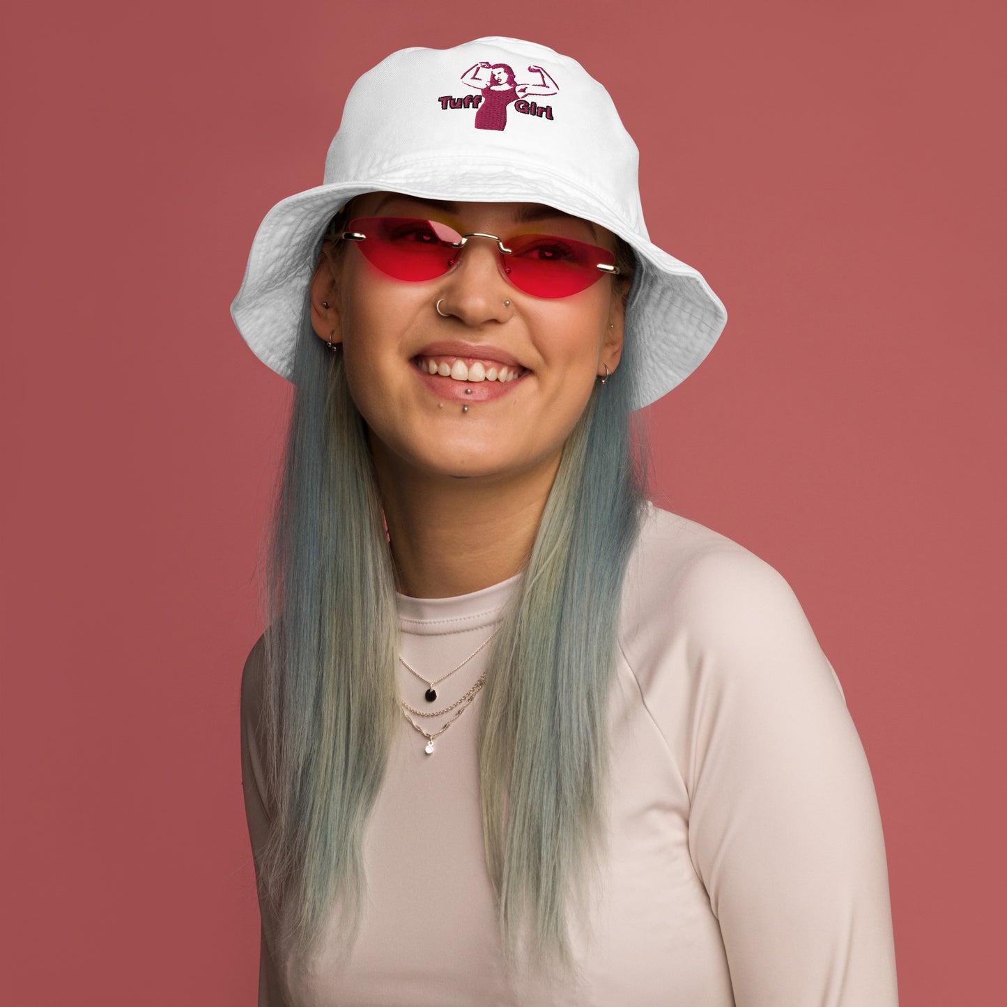 Tuff-Girl Organic bucket hat (embroidered)