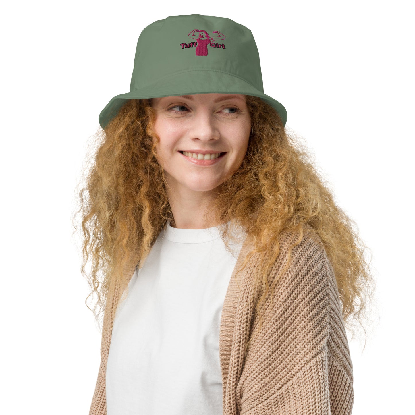 Tuff-Girl Organic bucket hat (embroidered)