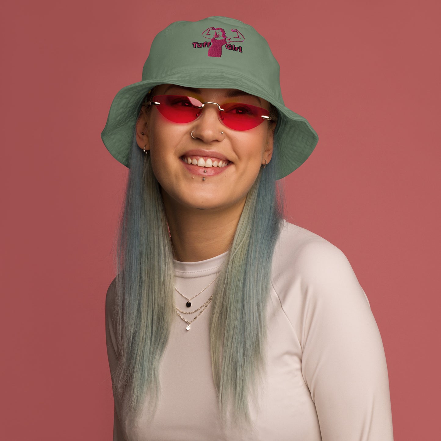 Tuff-Girl Organic bucket hat (embroidered)