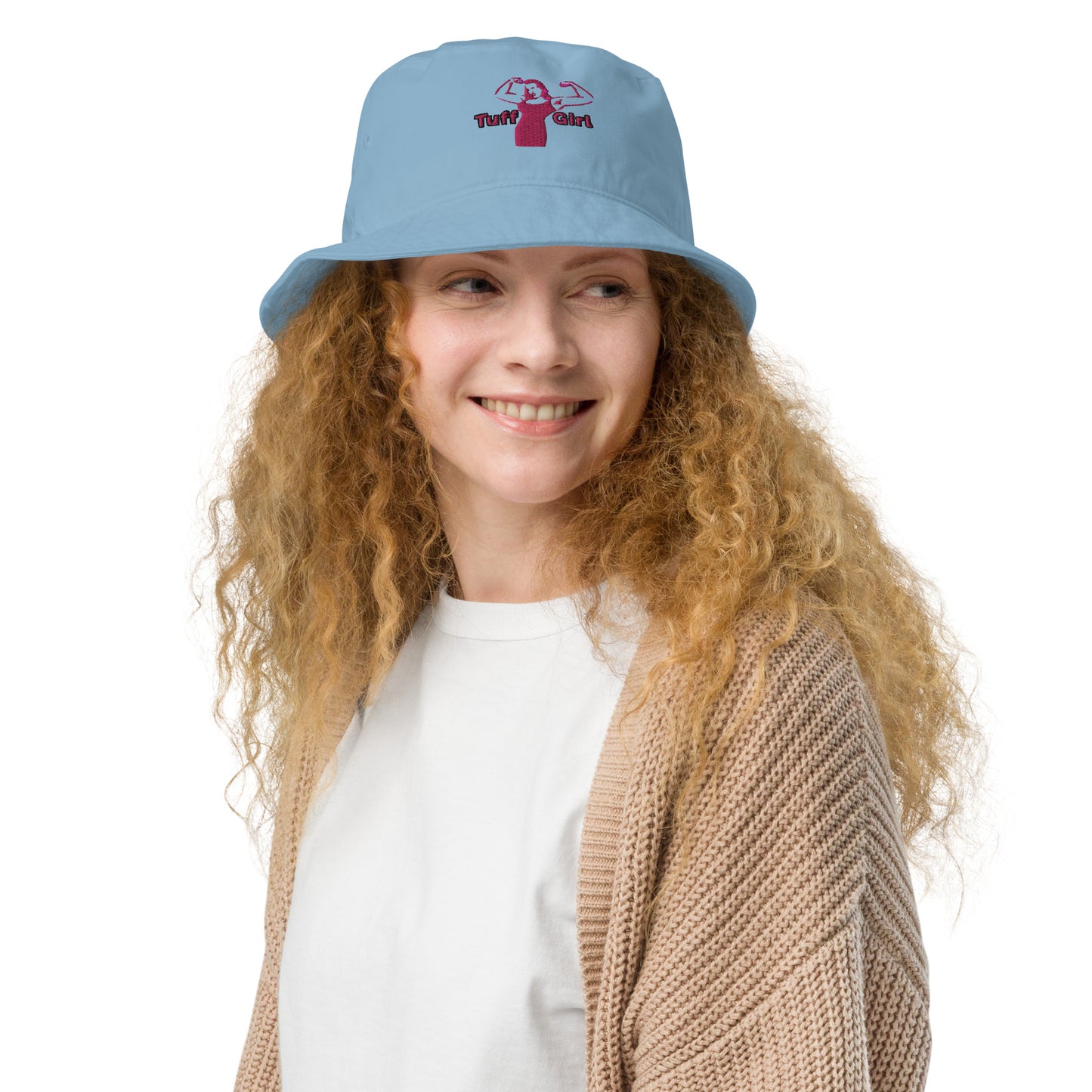 Tuff-Girl Organic bucket hat (embroidered)